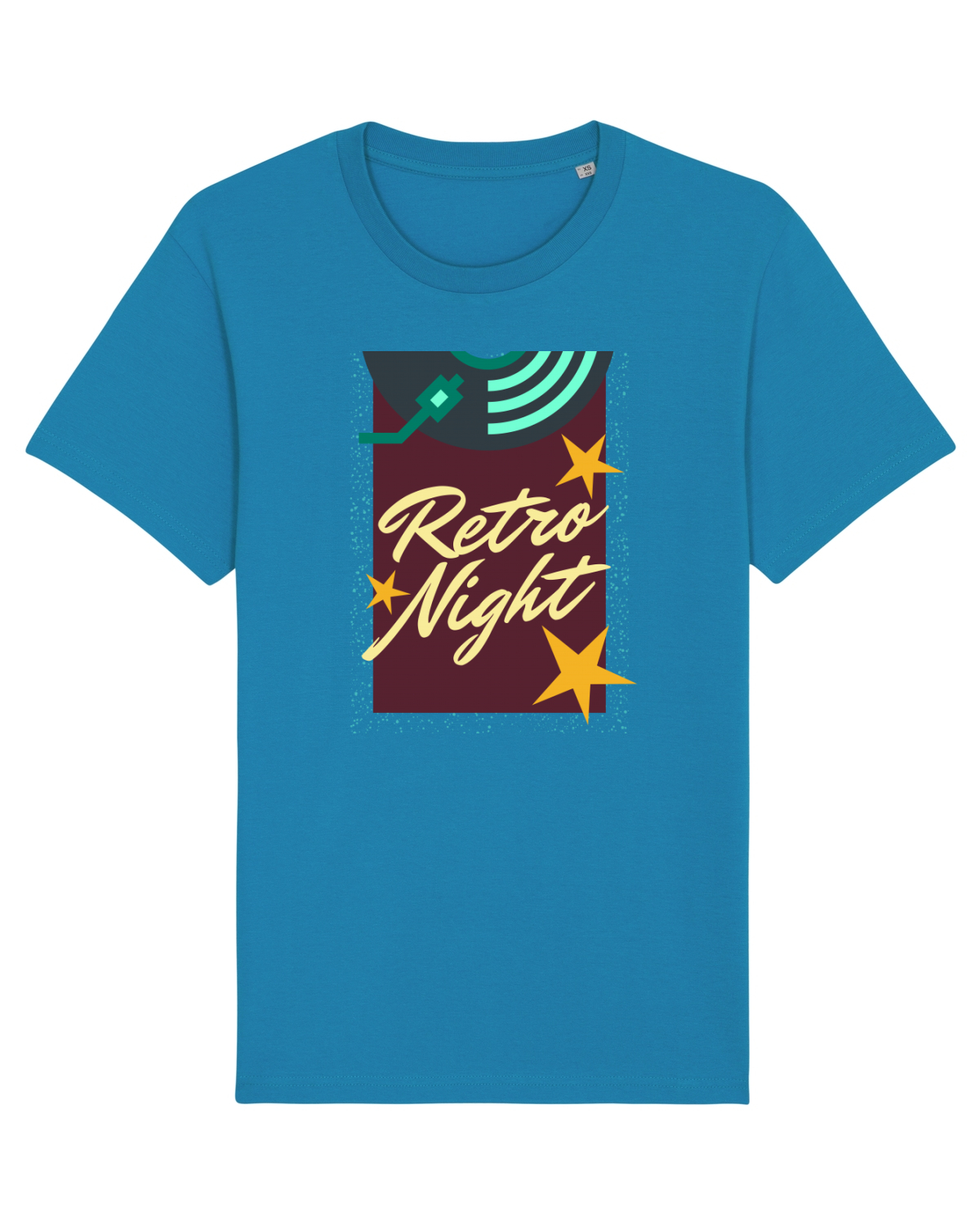 Tricou mânecă scurtă Unisex Rocker Azur