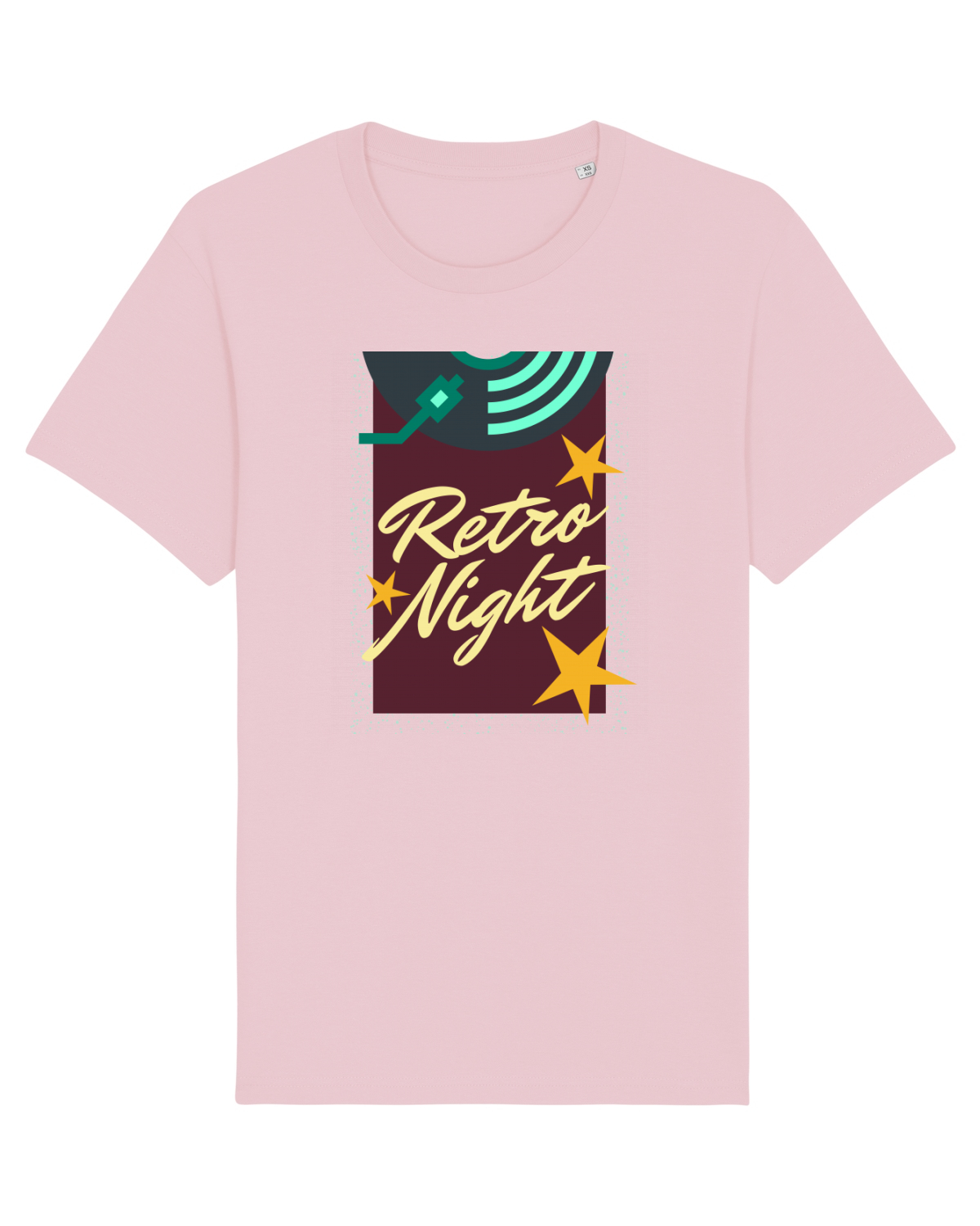 Tricou mânecă scurtă Unisex Rocker Cotton Pink