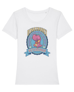 Importanța veterinarului Tricou mânecă scurtă guler larg fitted Damă Expresser