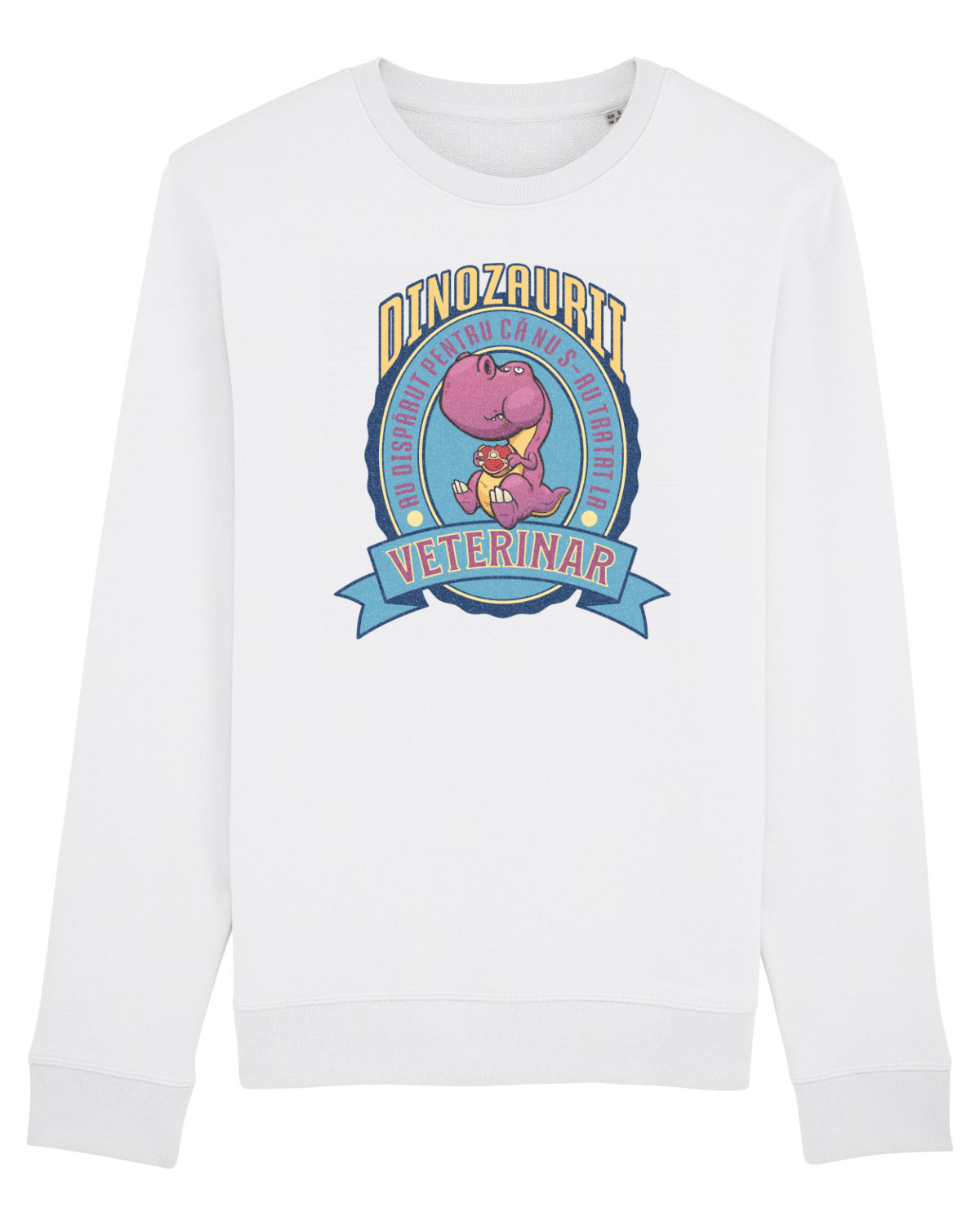 Bluză mânecă lungă Unisex Rise White