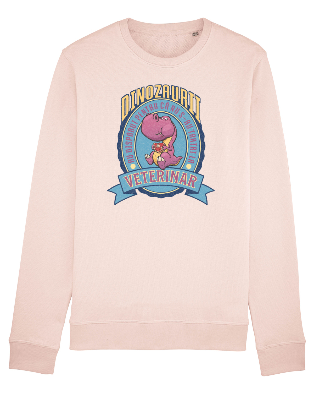 Bluză mânecă lungă Unisex Rise Candy Pink