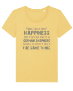 DOG Tricou mânecă scurtă guler larg fitted Damă Expresser