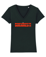 Bucuresti Tricou mânecă scurtă guler V Damă Evoker
