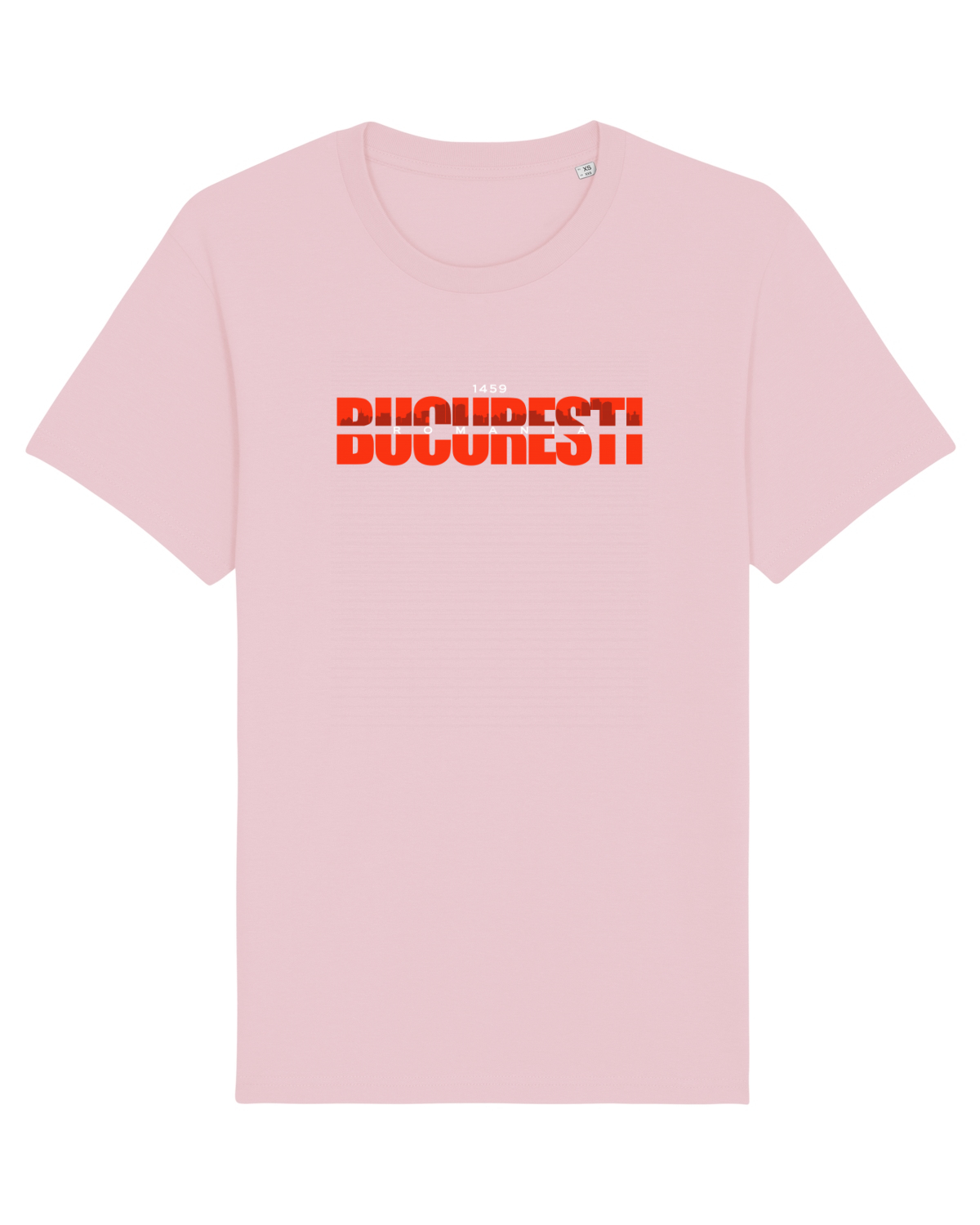 Tricou mânecă scurtă Unisex Rocker Cotton Pink