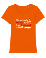 DRINKING Tricou mânecă scurtă guler larg fitted Damă Expresser