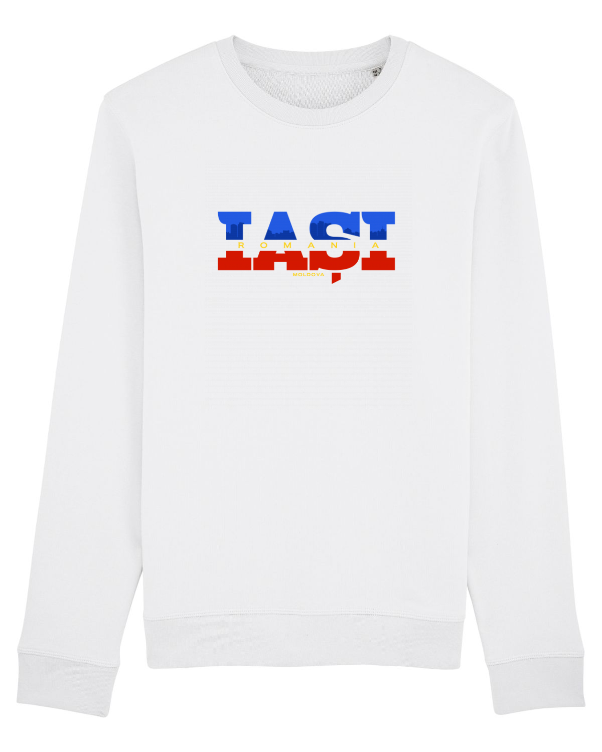 Bluză mânecă lungă Unisex Rise White