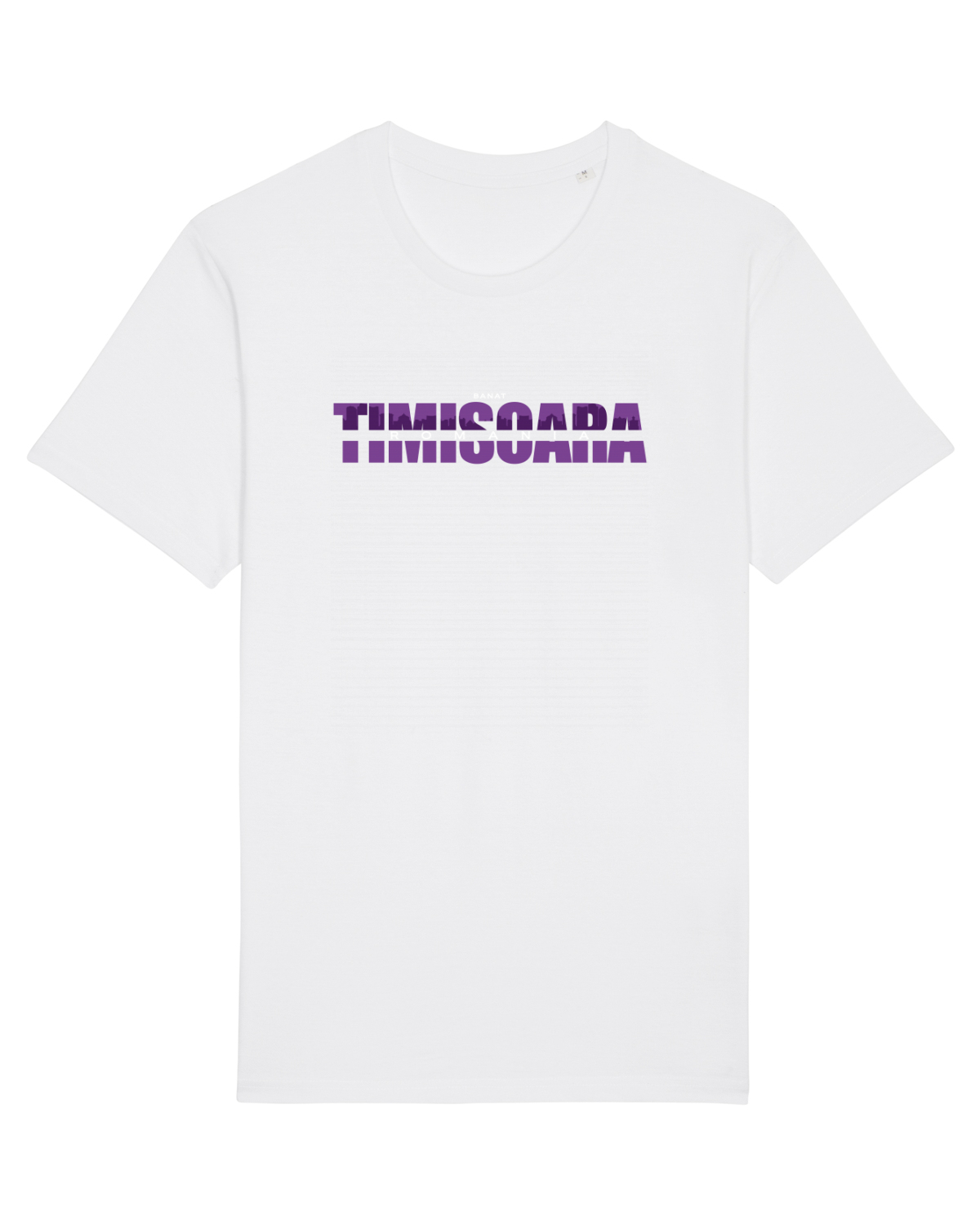 Tricou mânecă scurtă Unisex Rocker White