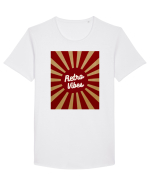 Retro Vibe Tricou mânecă scurtă guler larg Bărbat Skater
