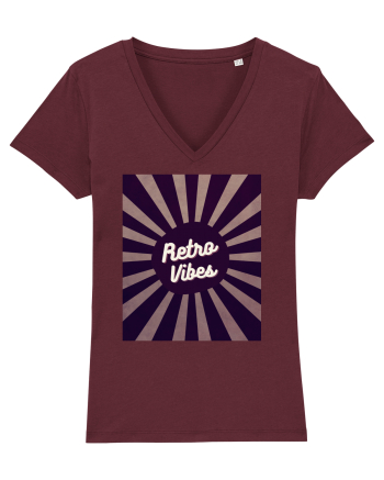 Retro Vibe Burgundy