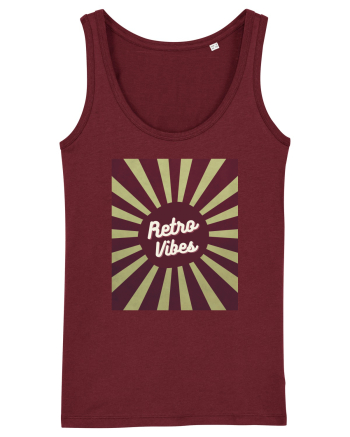 Retro Vibe Burgundy
