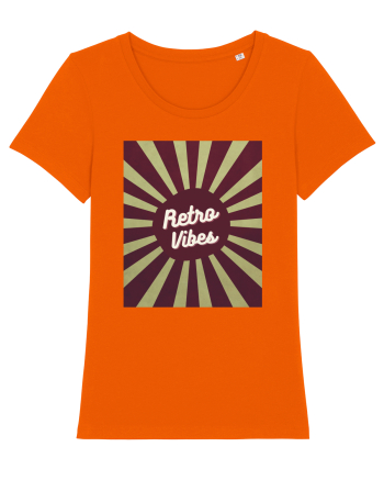 Retro Vibe Bright Orange