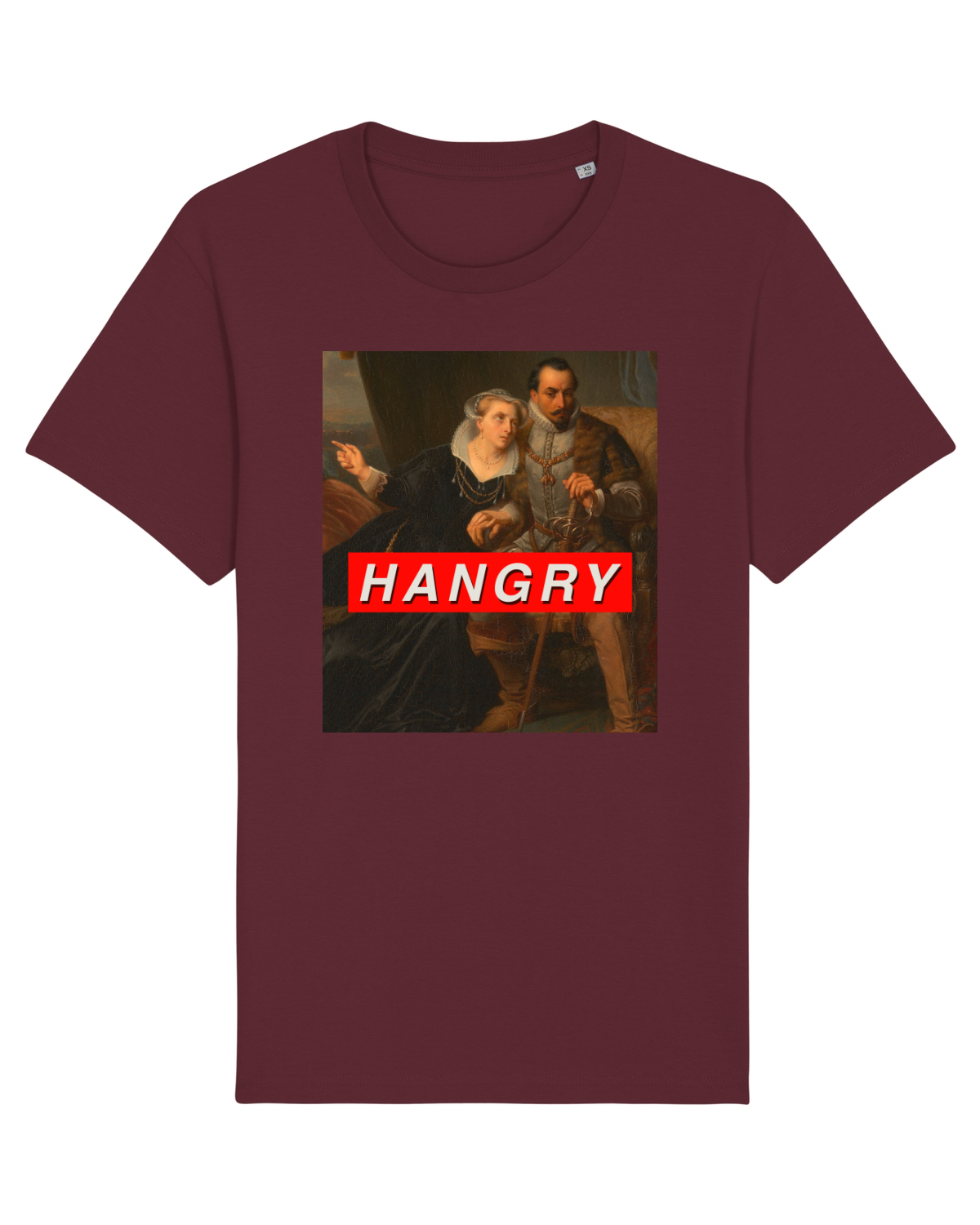 Tricou mânecă scurtă Unisex Rocker Burgundy
