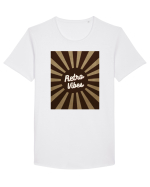 Retro Vibe Tricou mânecă scurtă guler larg Bărbat Skater
