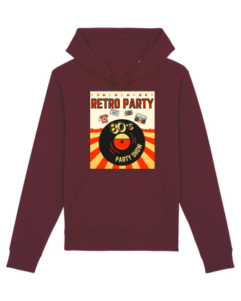 Retro party Burgundy
