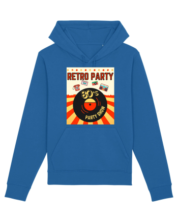 Retro party Royal Blue