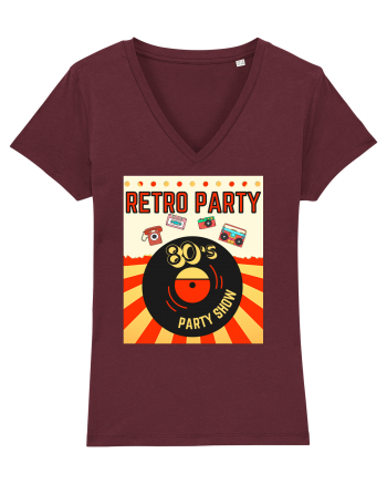 Retro party Burgundy