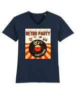 Retro party Tricou mânecă scurtă guler V Bărbat Presenter
