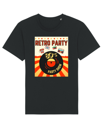 Retro party Black