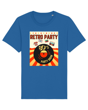 Retro party Royal Blue