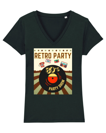 Retro party Black