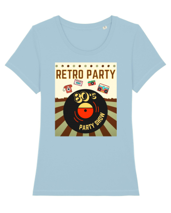 Retro party Sky Blue