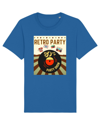 Retro party Royal Blue