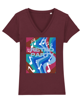 Retro party Burgundy