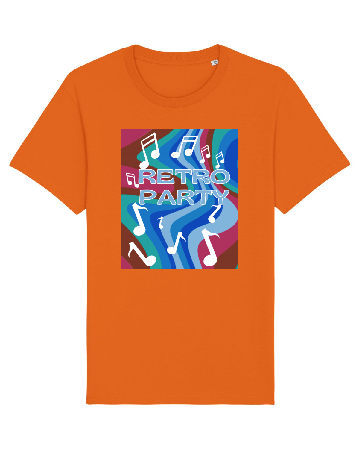 Tricou mânecă scurtă Unisex Rocker Bright Orange