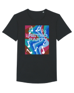 Retro party Tricou mânecă scurtă guler larg Bărbat Skater