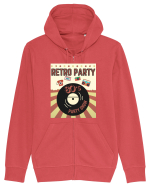 Retro party Hanorac cu fermoar Unisex Connector