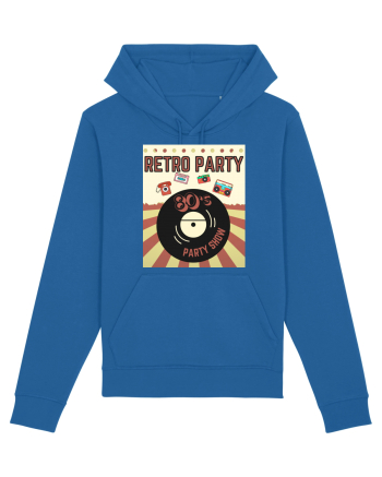 Retro party Royal Blue