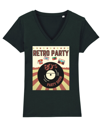 Retro party Black