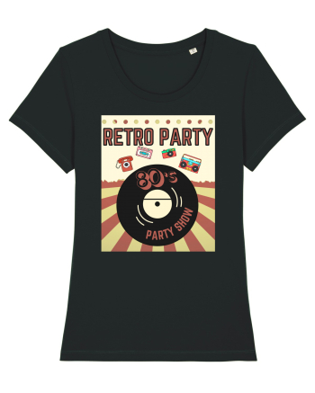 Retro party Black