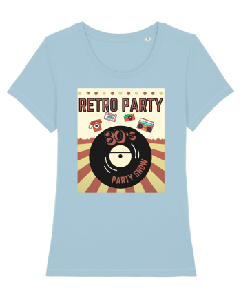 Retro party Sky Blue
