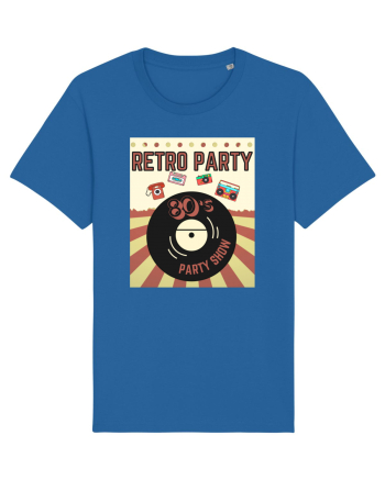 Retro party Royal Blue