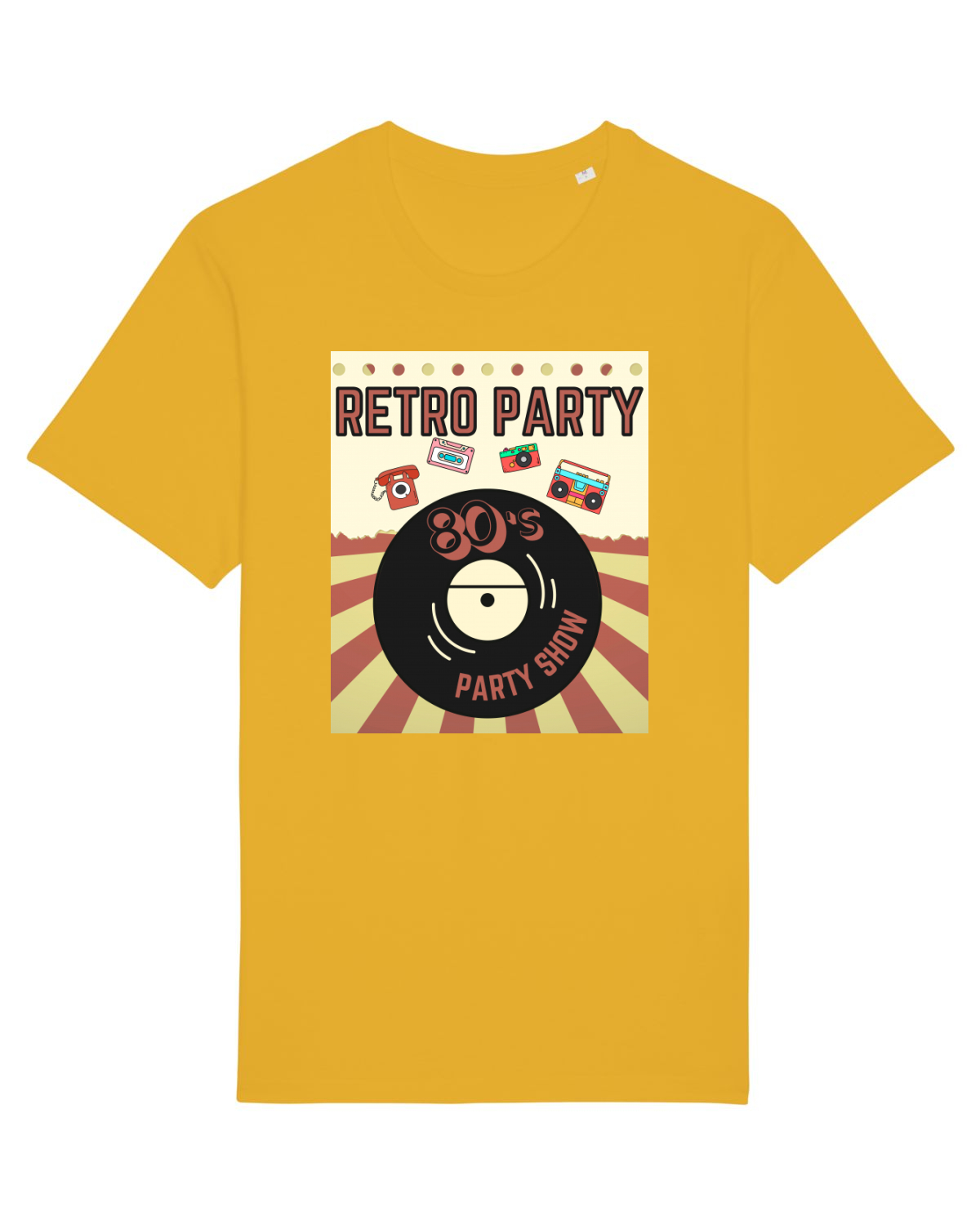 Tricou mânecă scurtă Unisex Rocker Spectra Yellow
