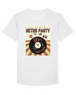 Retro party Tricou mânecă scurtă guler larg Bărbat Skater