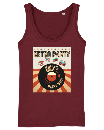Retro party Burgundy