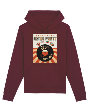 Retro party Burgundy