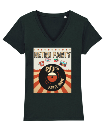 Retro party Black