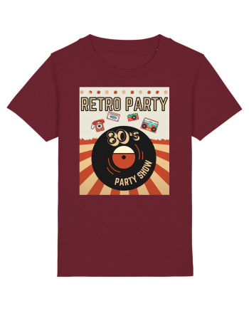 Retro party Burgundy