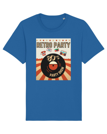 Retro party Royal Blue