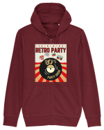 Retro party Hanorac cu fermoar Unisex Connector