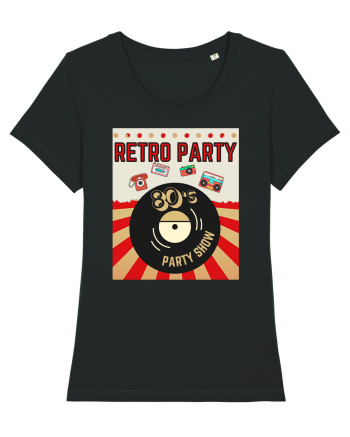Retro party Black