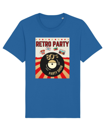 Retro party Royal Blue