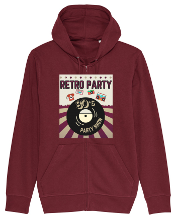 Retro party Burgundy