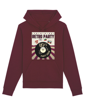 Retro party Burgundy