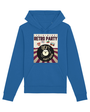 Retro party Royal Blue