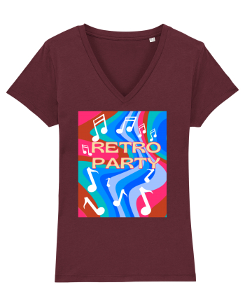 Retro party Burgundy