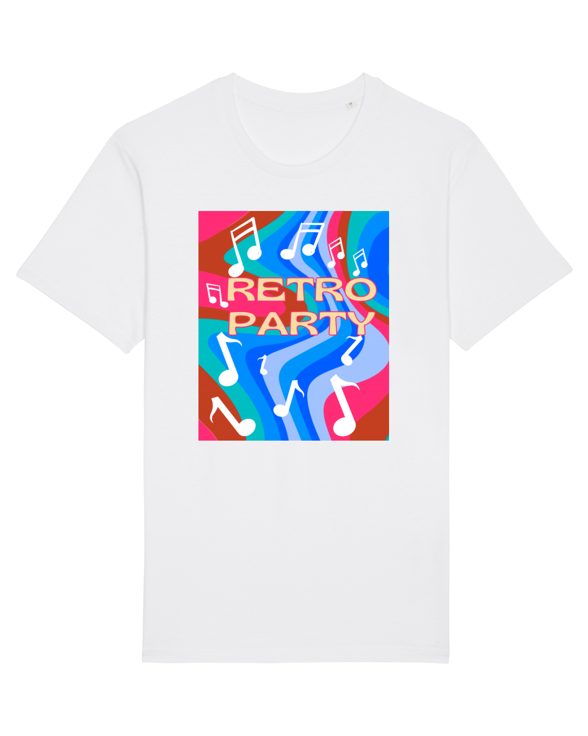 Tricou mânecă scurtă Unisex Rocker White